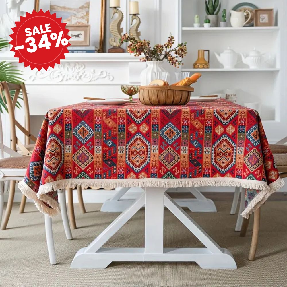 Oasis Dunes Boho Tablecloth - SALE -34%