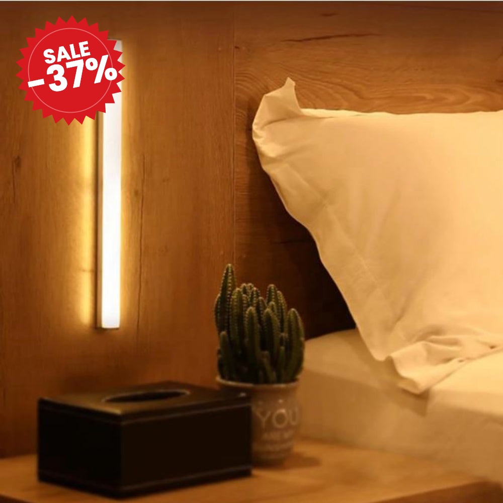 LED Light Motion-Sensor Bedside Night Light - SALE -37%