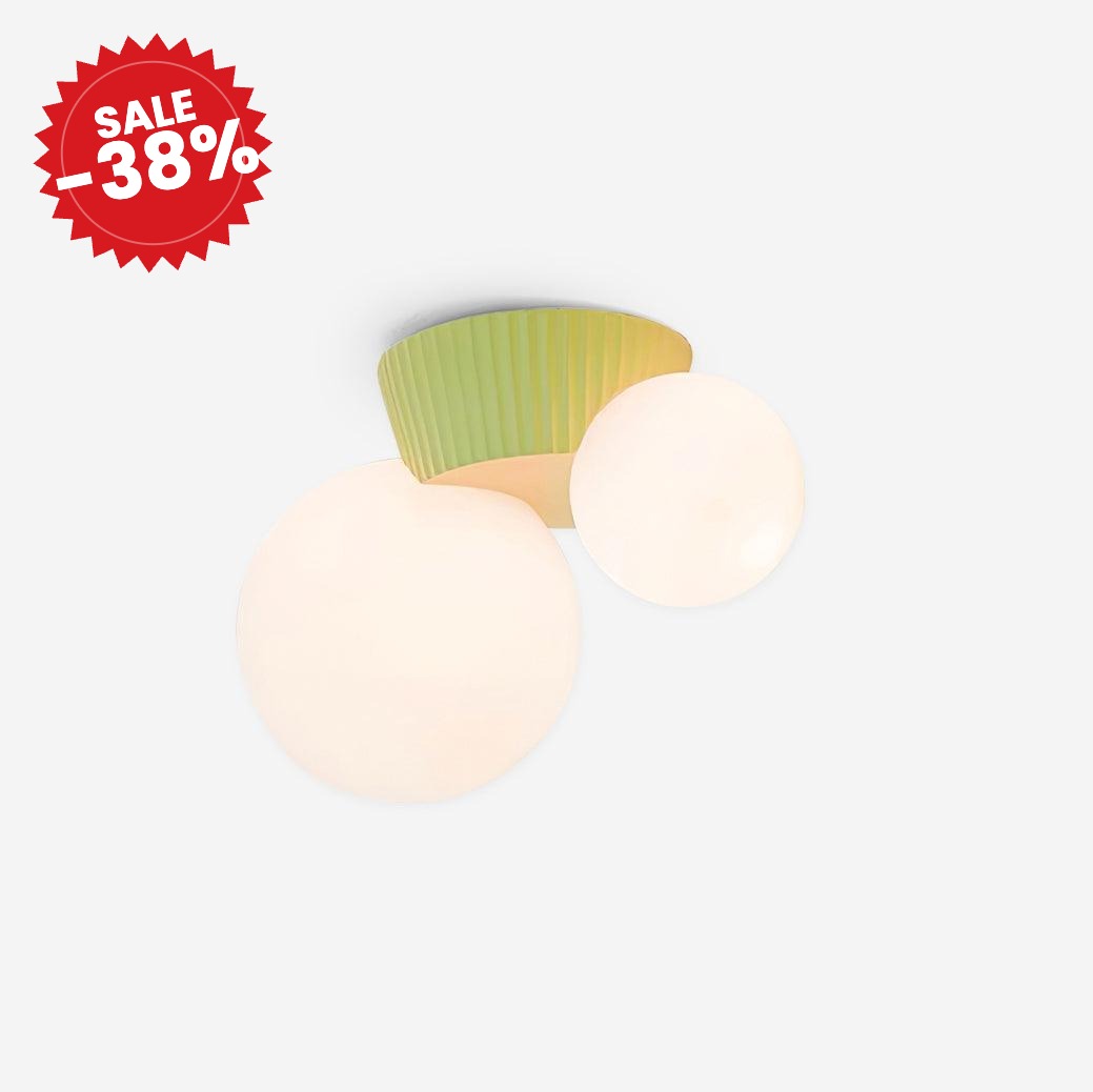 Coastal Sculptural Glass Ceiling Lamp - SALE -38%