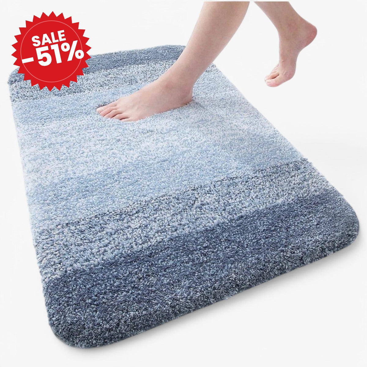Anti-Slip Bath Mat | Quick-dry absorbent comfort - SALE -51%