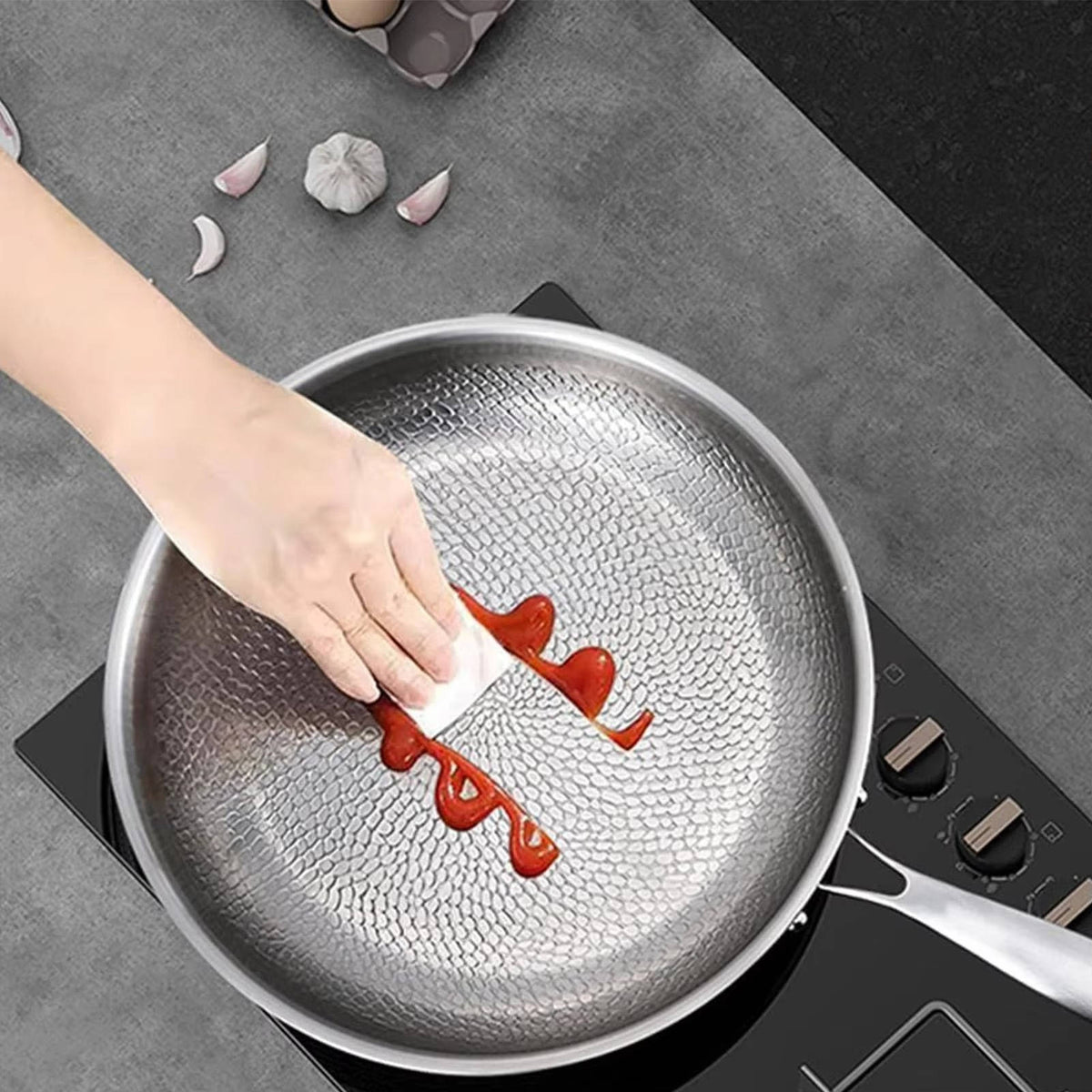 Titanium Pan Non Stick Non Toxic
