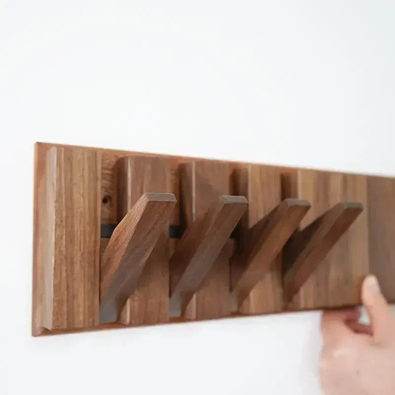 Wooden Wall-Mounted Coat Rack and Coat Hook - Easy Cooking | Multi-Function | Time Saving