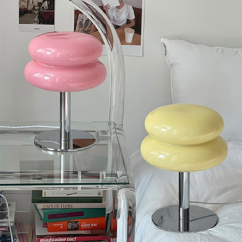Italian Designer Glass Table Lamp | Modern Sculptural Lighting