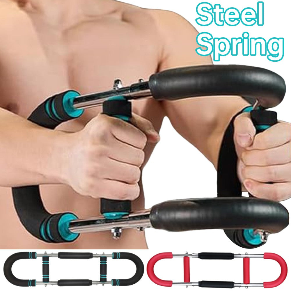 Ultimate Home Gym Equipment | Adjustable U-Shaped Arm Strengthener with Multi-Functional Design | Compact Workout Tool for Full-Body Fitness 7
