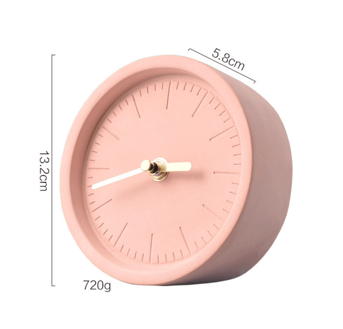 Minimalist Concrete Desk Clock