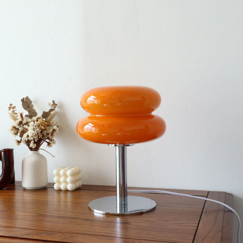 Italian Designer Glass Table Lamp | Modern Sculptural Lighting