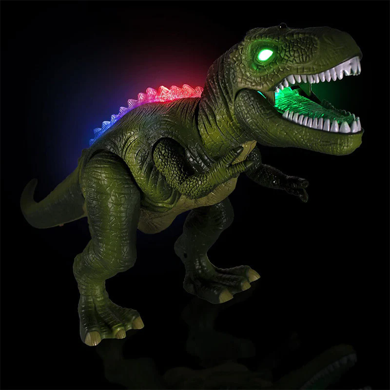 Light-Up Roaring Dinosaur Remote Control Toy