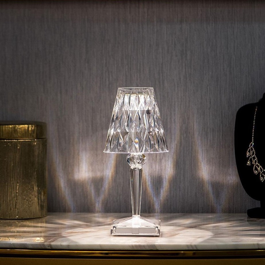 Crystal-Effect Table Lamp | Sparkling Ambient Light