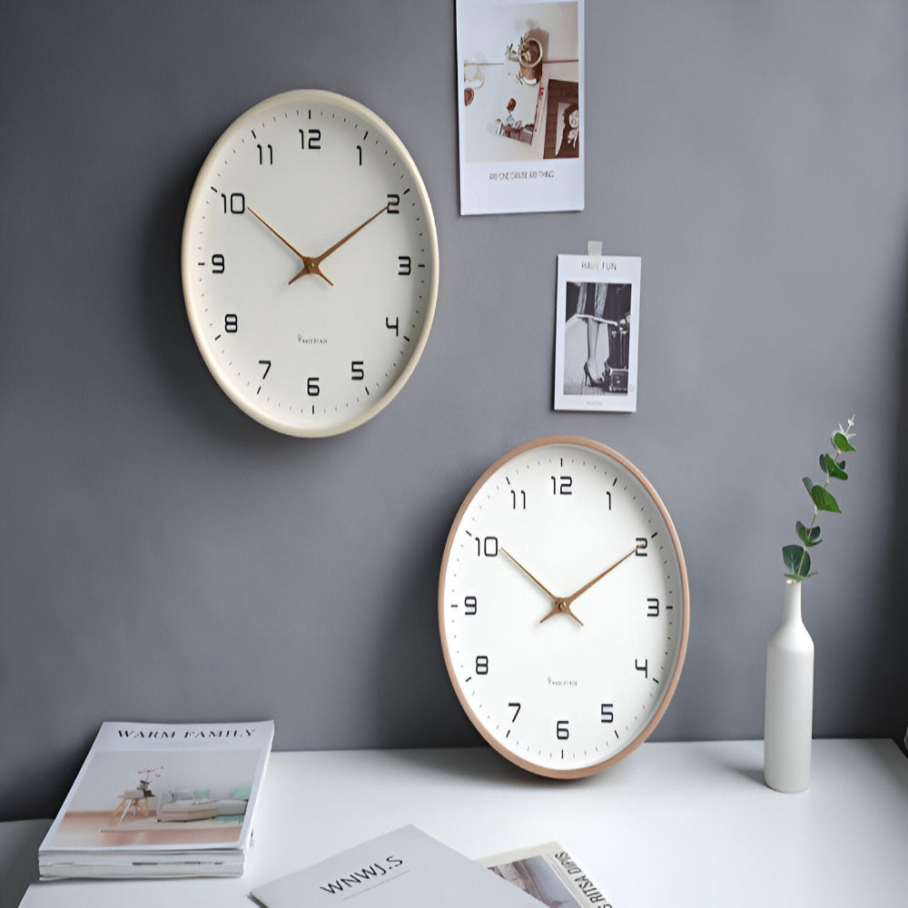 Wall Clock | Nordic-Style Silent Quartz Clock